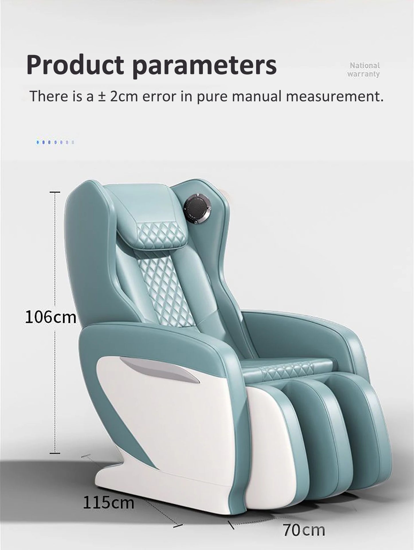 3-year warranty Electric Full Body Massage Chair Zero Gravity Intelligent Kneading massage sofa chair for home Bluetooth music