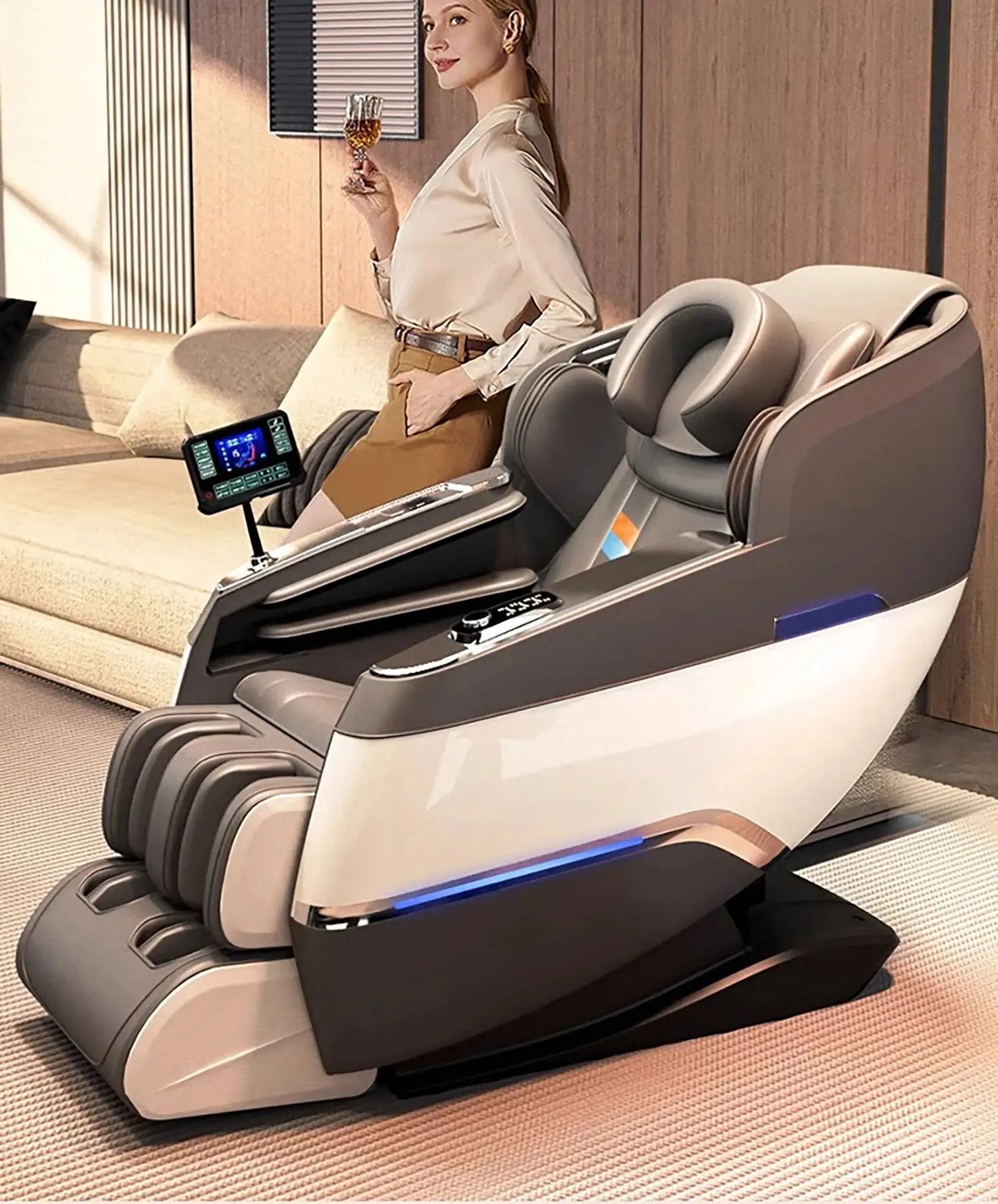 3 Year Warranty Home Full Body 4D Airbag Electric Jade Head Luxury Massage Chairs Zero Gravty 6D Massage Sofa Office Chair