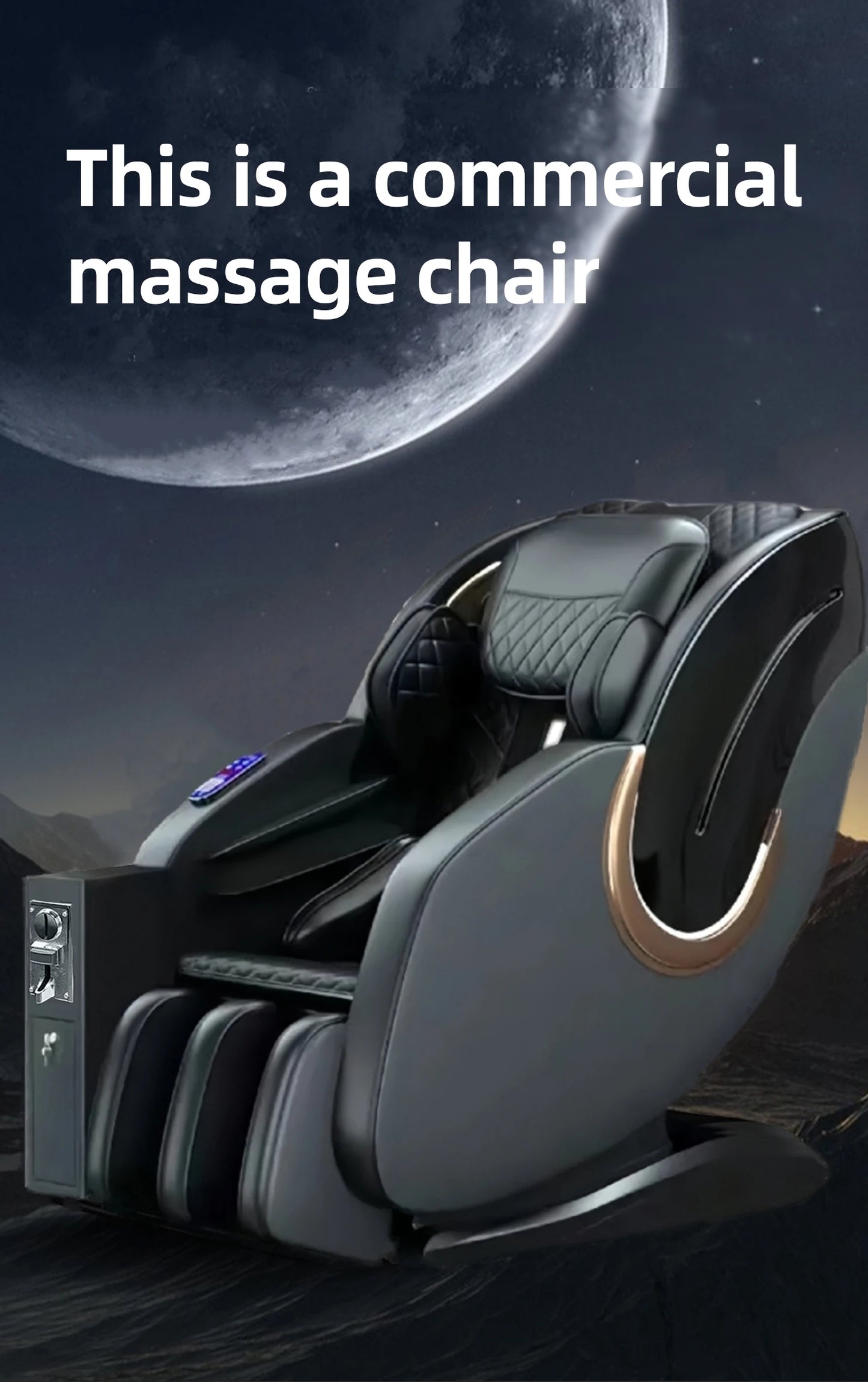 Full Body 4d Zero Gravity Electric Coin or Paper Currency Operated Massage Chair Automatic Body Kneading Multi-function Cheaper