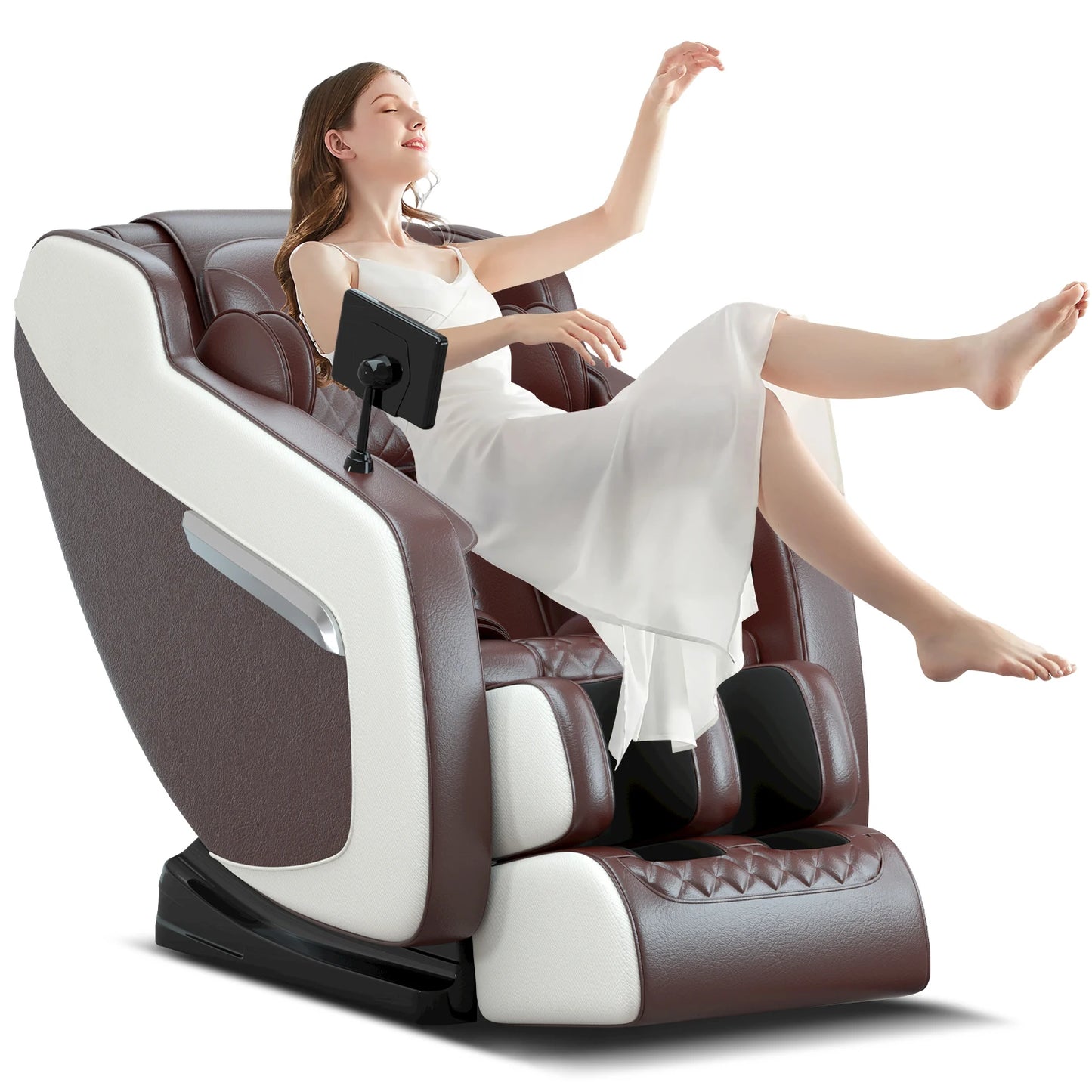 2024 Full Body Massage Chair with Airbags Zero-Gravity, Heat Therapy, and Smart Bluetooth