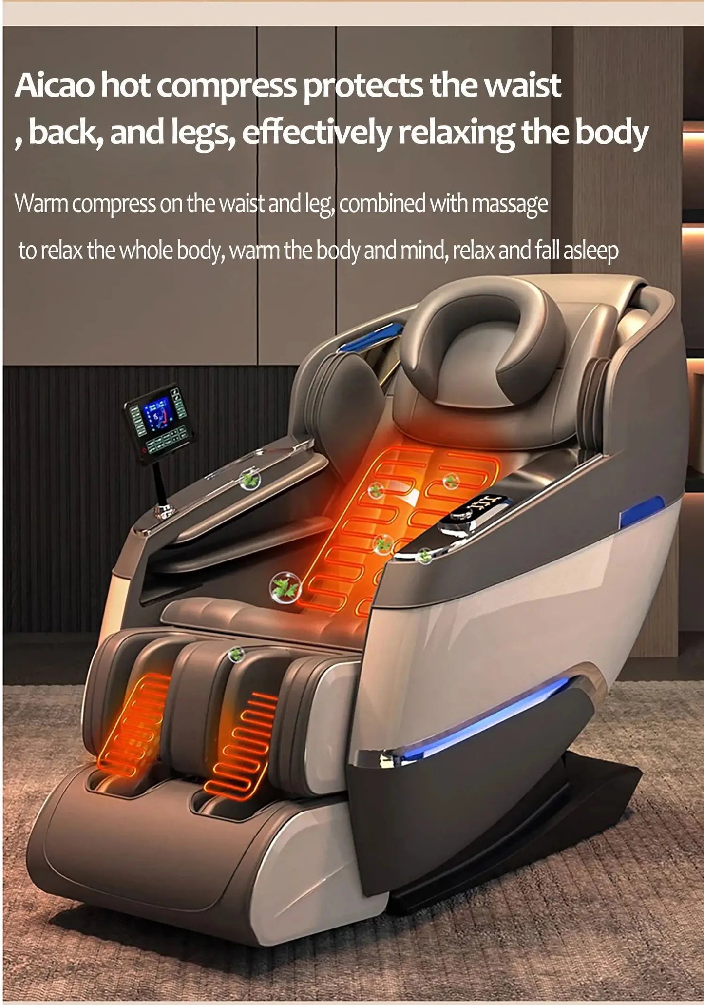 3 Year Warranty Home Full Body 4D Airbag Electric Jade Head Luxury Massage Chairs Zero Gravty 6D Massage Sofa Office Chair