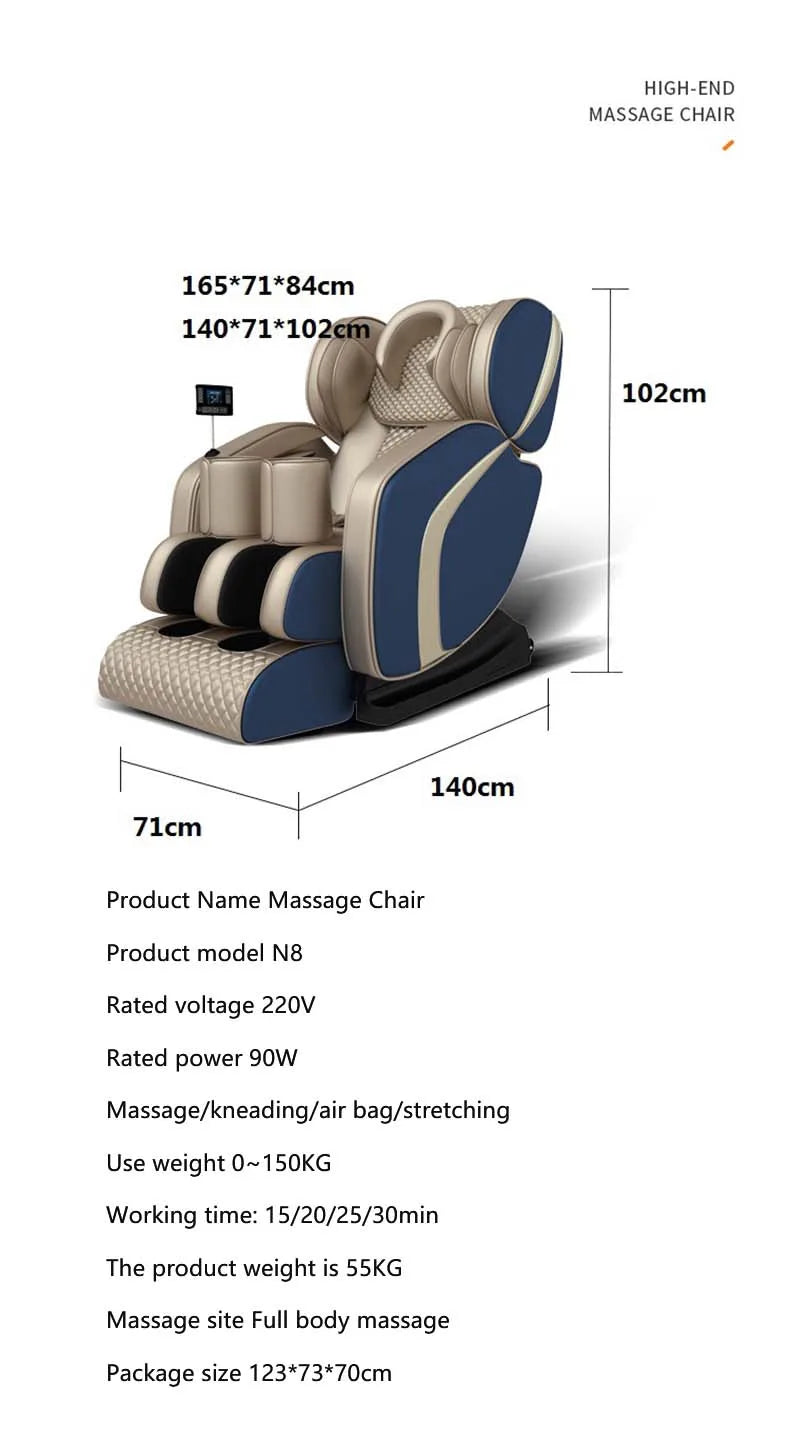 Home Electric Space Capsule Sofa Full-body Multifunctional Luxury Intelligent Massage Chair