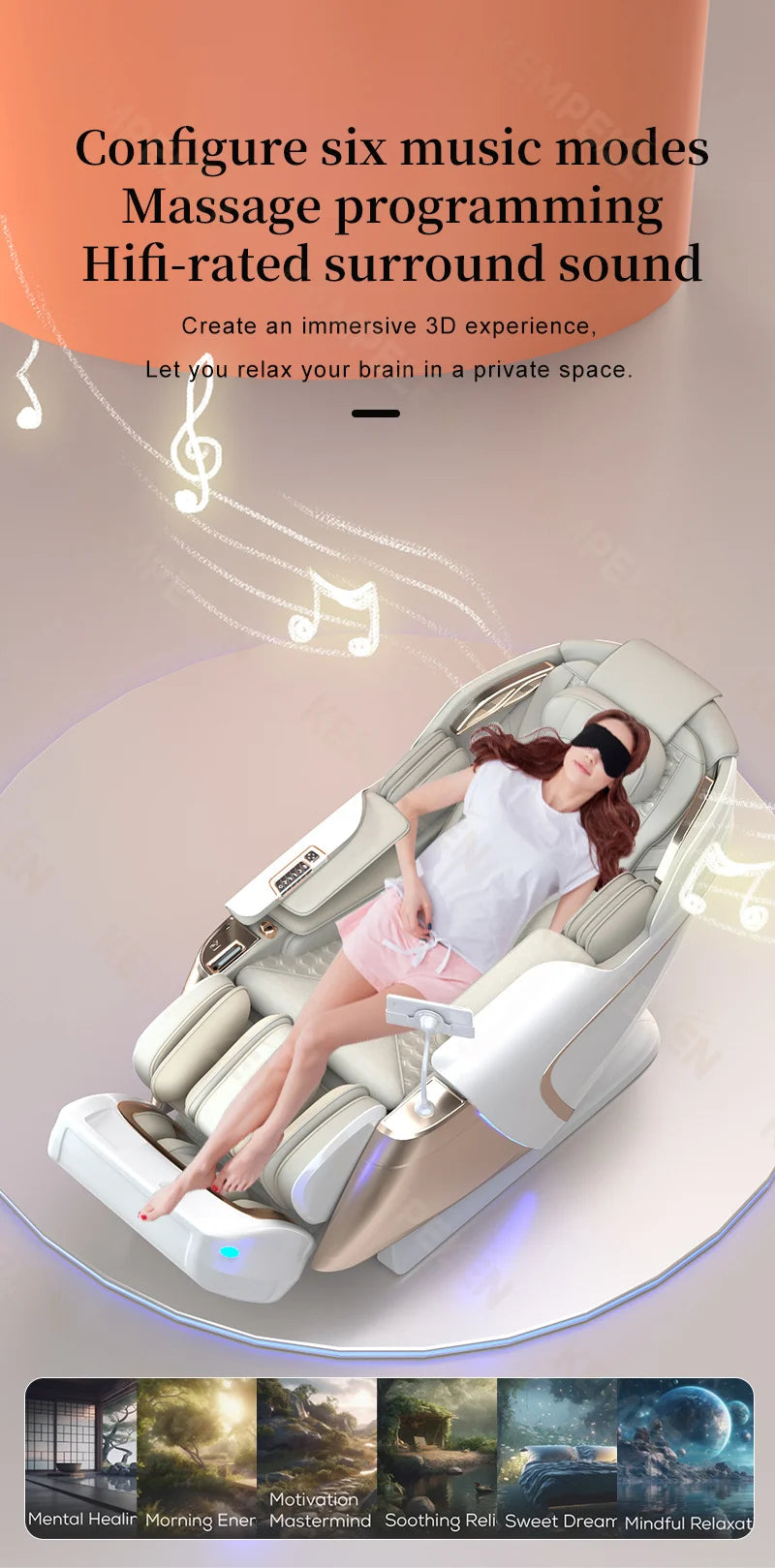 3 Year Warranty Dual-core 4D SL-Track Zero Gravity full body Massage Chair Home 3D Thai Stretch Electric leg lift Massage Sofa