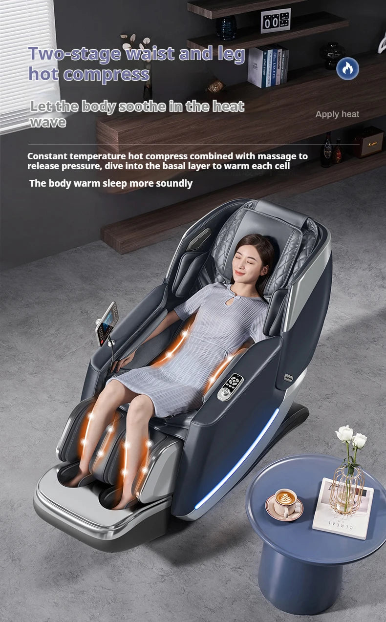 3 Year Warranty 4D SL-Track Zero Gravity full body AirBag Massager Chairs Home 3D Office Chair Luxury Electric Massage Sofa