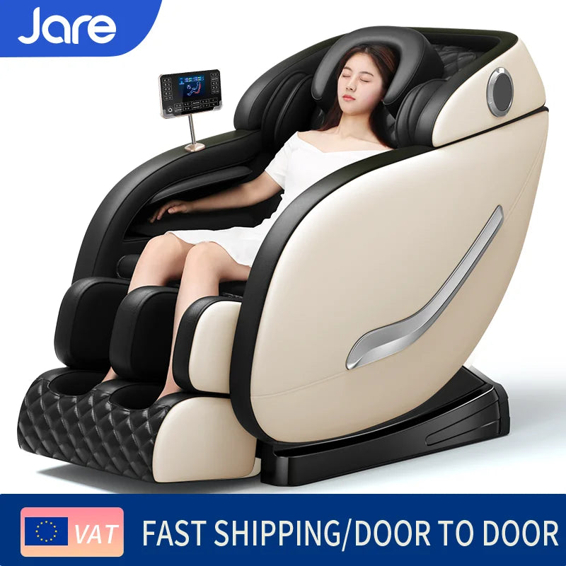 JR Full Body Professional 3D Home Zero Gravity Intelligent Electric Automatic Luxury Heating Shiatsu Massage Chair Rocking Sofa