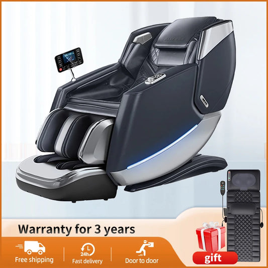 3 Year Warranty 4D SL-Track Zero Gravity full body AirBag Massager Chairs Home 3D Office Chair Luxury Electric Massage Sofa