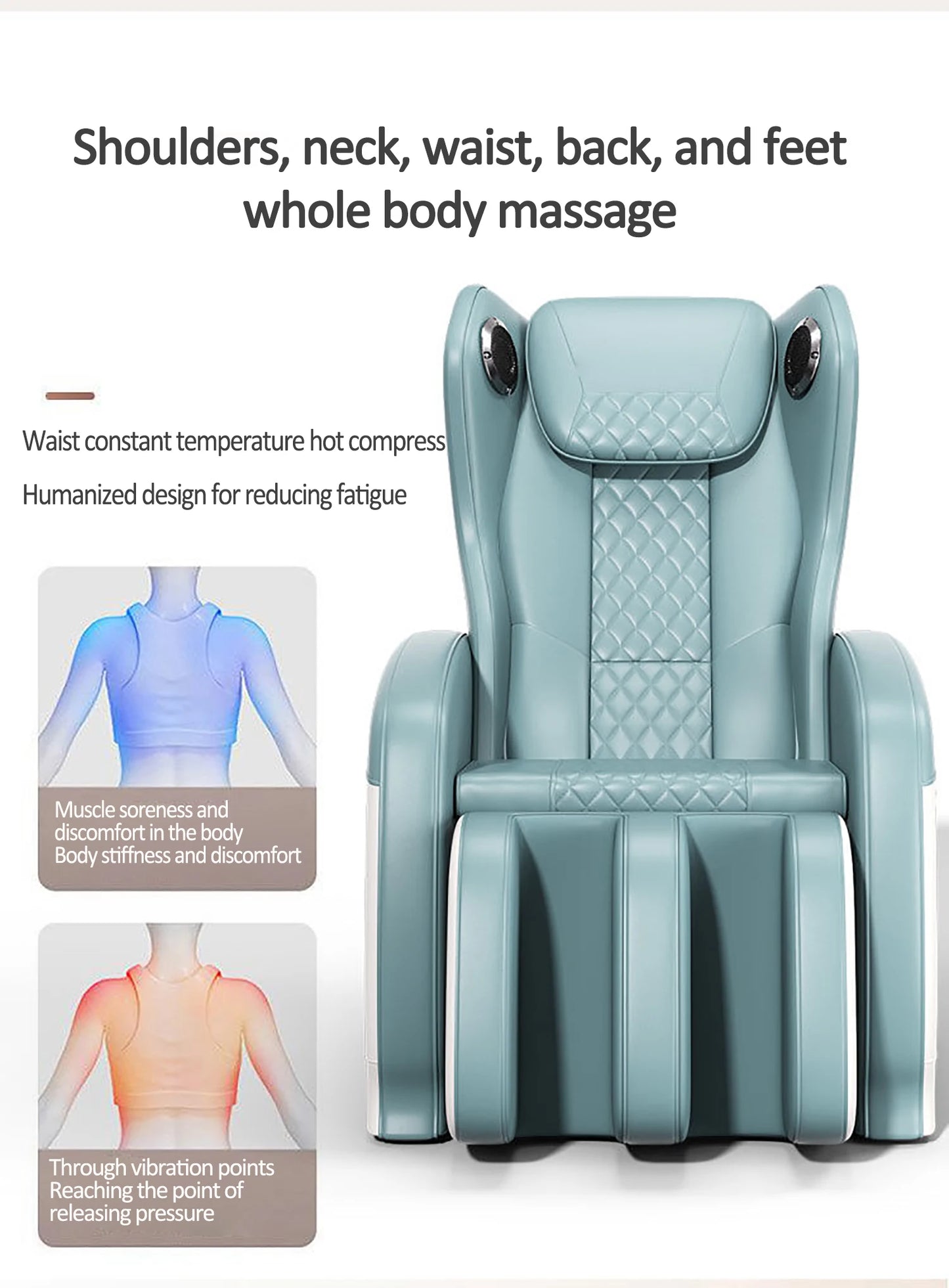 3-year warranty Electric Full Body Massage Chair Zero Gravity Intelligent Kneading massage sofa chair for home Bluetooth music