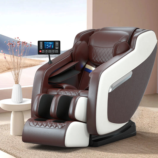 2024 Full Body Massage Chair with Airbags Zero-Gravity, Heat Therapy, and Smart Bluetooth