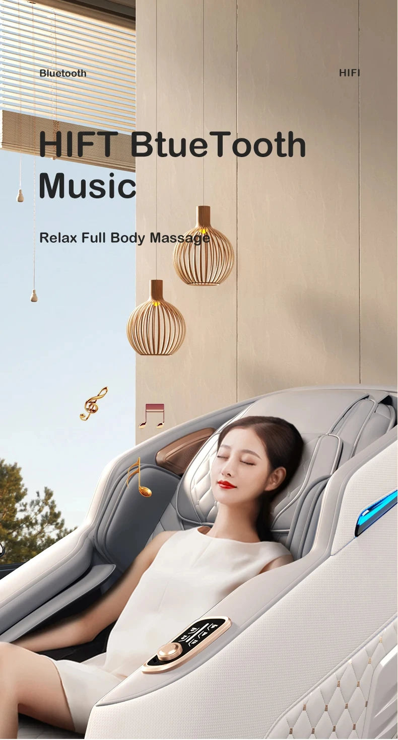 Massage Chair Full Body New Model Home Office Factory Electric Heating Kneading Luxury Zero Gravity Recliner Massage Chair