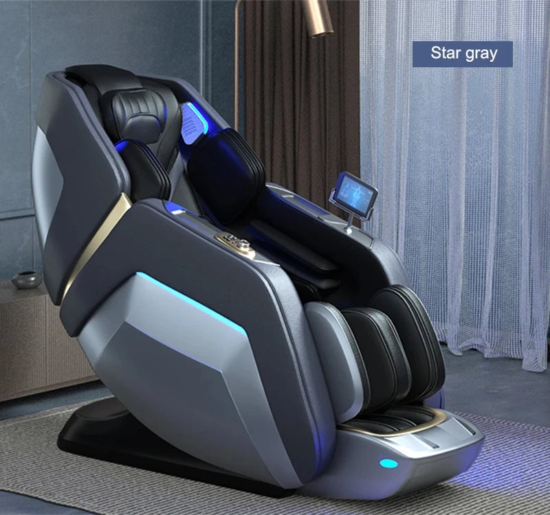 Massage Chair 4D with Zero Gravity Full Body with Voice Control,Back Heating,Bluetooth Speaker,Airbags Massage Chair