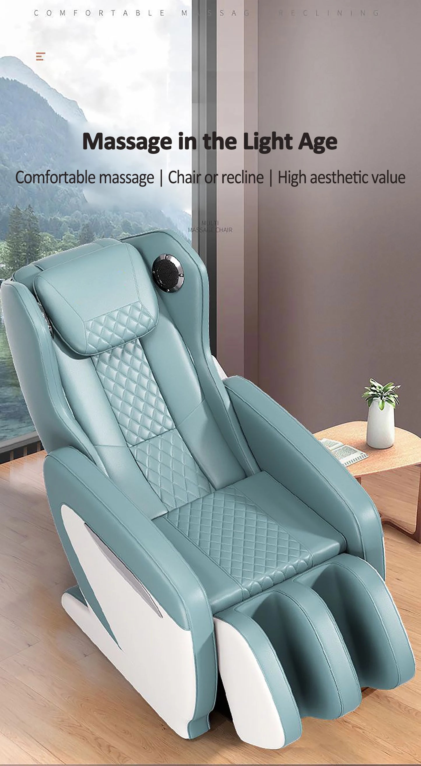 3-year warranty Electric Full Body Massage Chair Zero Gravity Intelligent Kneading massage sofa chair for home Bluetooth music