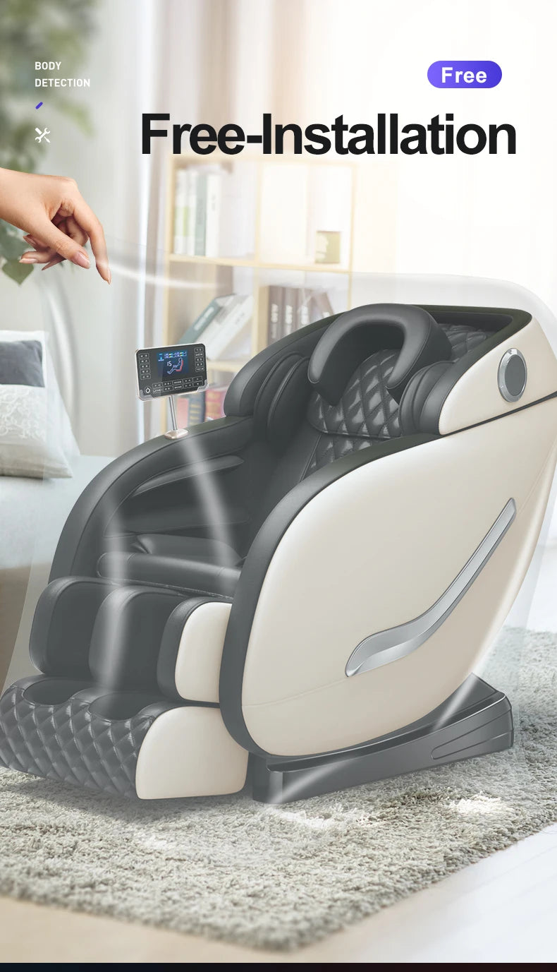 JR Full Body Professional 3D Home Zero Gravity Intelligent Electric Automatic Luxury Heating Shiatsu Massage Chair Rocking Sofa