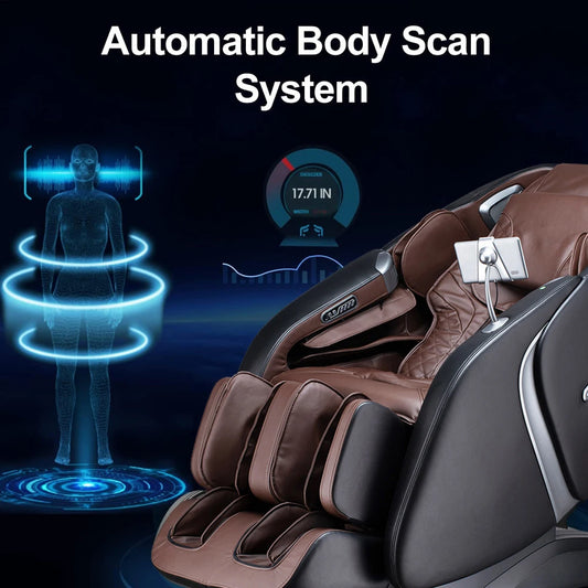 2 Year Warranty USA Local Delivery  4D Airbag Zero Gravity full body Massage Chair Home 3D Foot Roller Shiatsu Office Chair