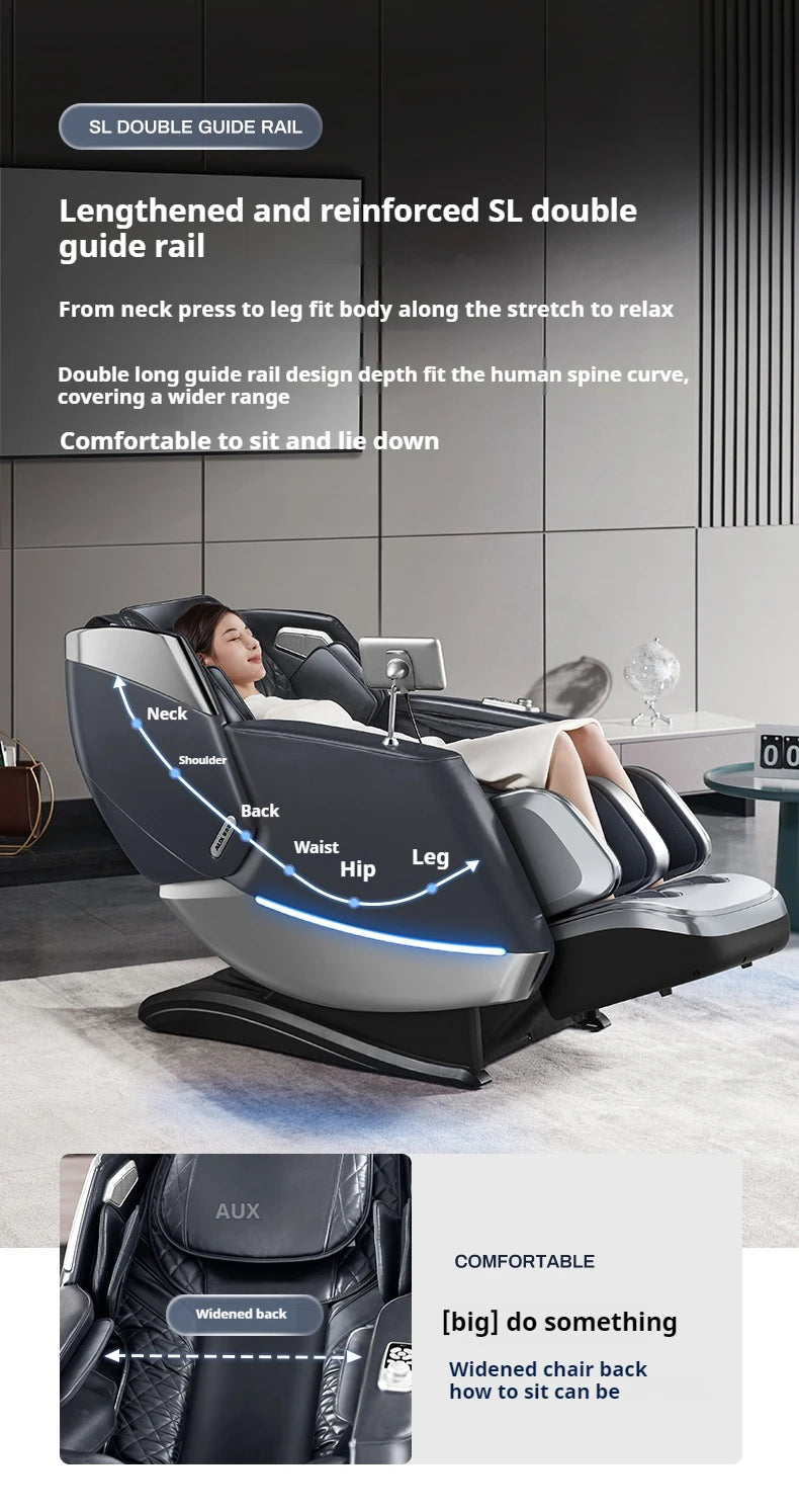 3 Year Warranty 4D SL-Track Zero Gravity full body AirBag Massager Chairs Home 3D Office Chair Luxury Electric Massage Sofa