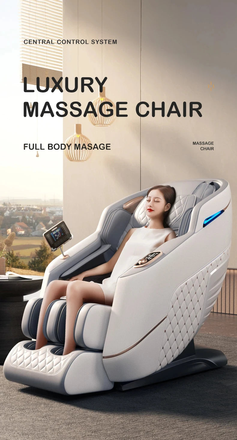 Massage Chair Full Body New Model Home Office Factory Electric Heating Kneading Luxury Zero Gravity Recliner Massage Chair